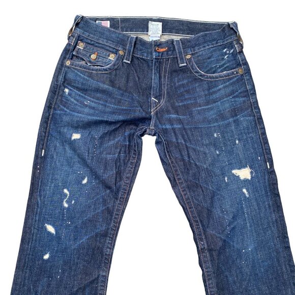 Vintage True Religion Jeans Size 31 RICKY Blue - Picture 8 of 9